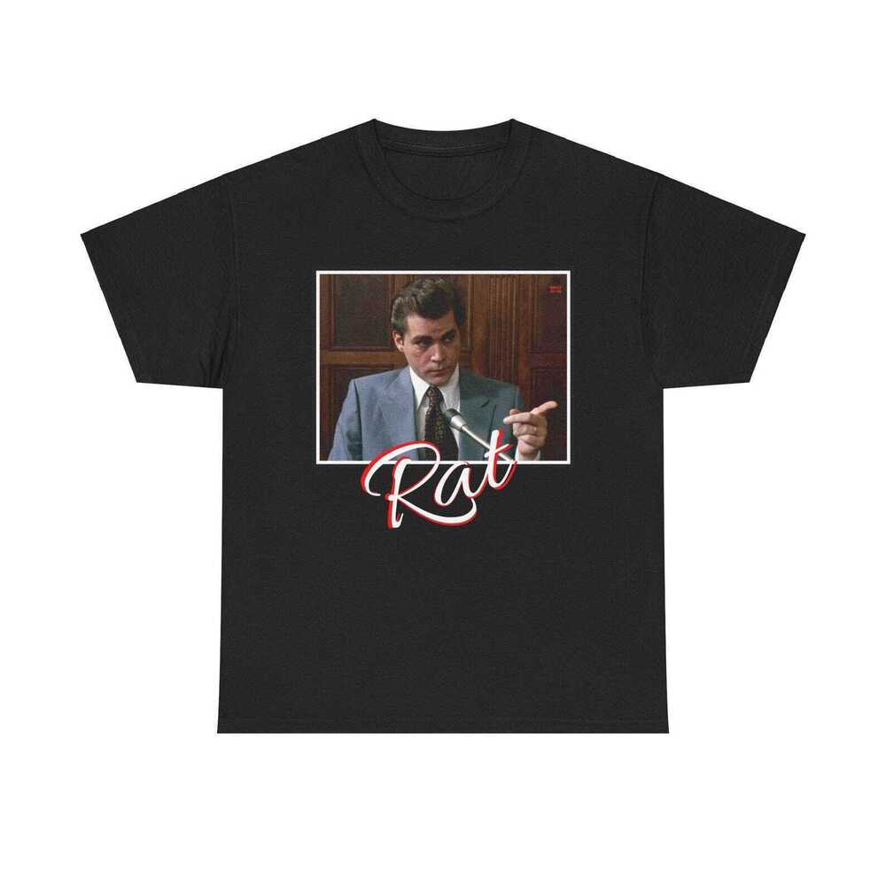 Never Rat On Your Friends Black Shirt